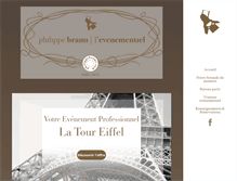 Tablet Screenshot of philippebramilevenementiel.com